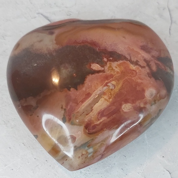Polychrome Jasper Heart | Joy • Grounding • Creative Flow - Picture 1 of 5